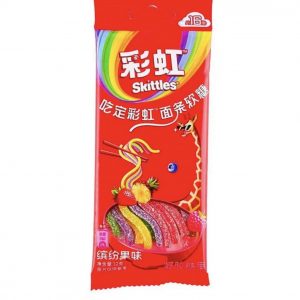 Skittles Noodles Gummy Sour Straws (Taiwan)